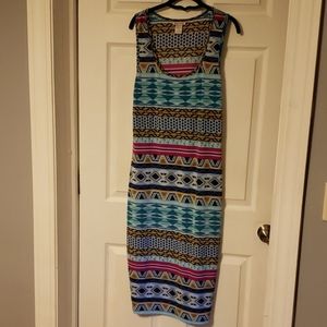 💙 Tribal Midi Dress